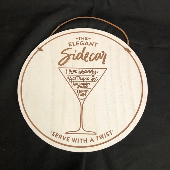 Other - Sidecar Bar Sign 9 inch circle